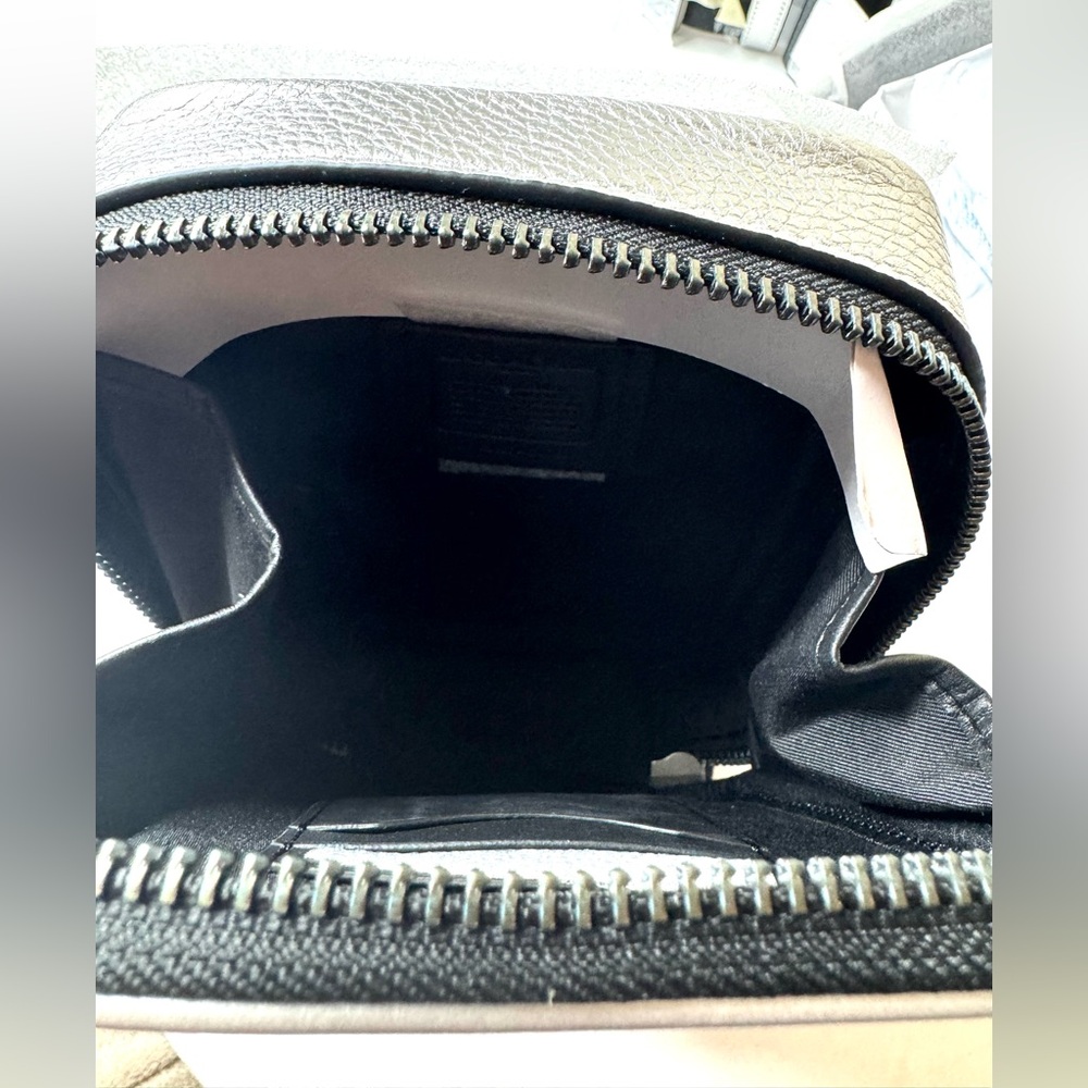 Coach Stanton Crossbody Silver Metallic Men's Bags NWT - Picture 7 of 15